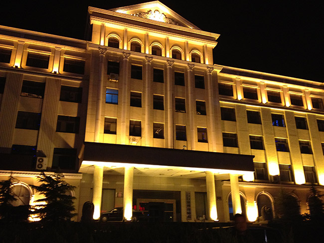 青州酒店亮化夜景
