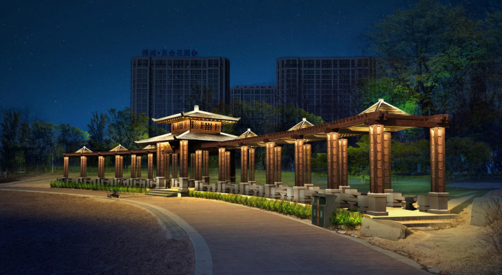 齐盛湖公园照明